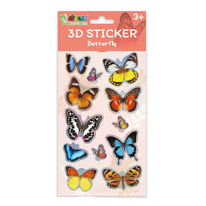 Clothing: Avenir | 3D Sticker - Butterfly