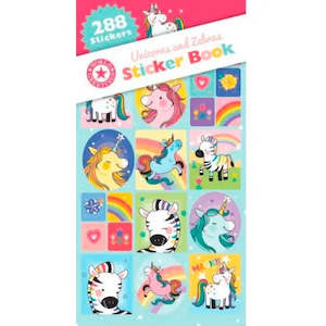 Sticker Book | Unicorns and Zebras