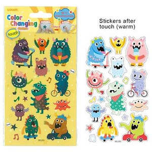 Clothing: Upikit | Colour Changing Stickers - Monster