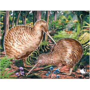 Holdson | Treasures Of Aotearoa 96 Piece Puzzle - Keep Kiwi Wild