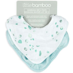 Little Bamboo | Muslin Bib 2Pk - Whisper