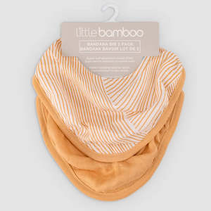 Clothing: Little Bamboo | Muslin Bib 2 Pk - Marigold