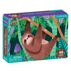 Clothing: Mudpuppy | 48 Piece Mini Puzzle - Three-Toed Sloth