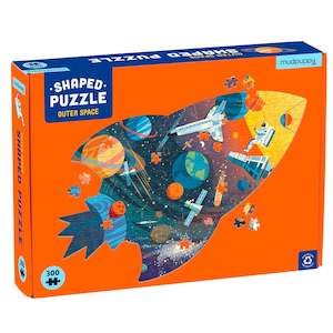 Clothing: Mudpuppy | 300 Piece Shaped Puzzle - Outer Space