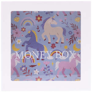 Clothing: Splosh | Kids Money Box - Unicorns