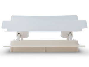 MPK 4-Way Push up Skylight/Roof Vent 280 x 280mm - White