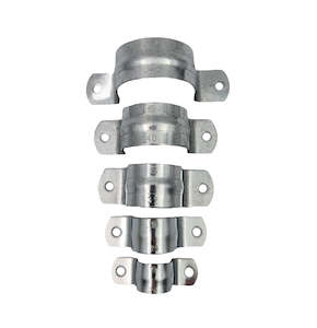 25mm Galvanized Zinc Plated Full Saddle - 50 pack