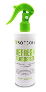 Clothing: SOF SOLE DEODORIZER TRIGGER SPRAY 8oz (236ml)