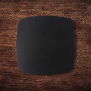 Internet only: Leather Mat - Black