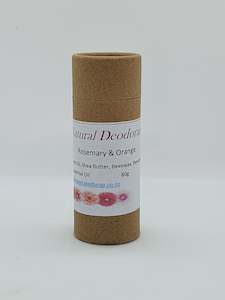 Cosmetic: Natural Deodorant Tube