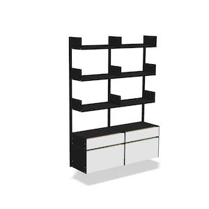 Furniture: smpl. Shelves and Storage Kit - 3x2 Shelves + Cabinets