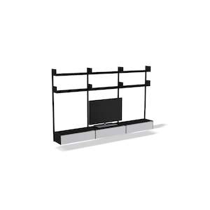 smpl. Entertainment Kit - 2x3 Shelves + Cabinets