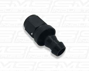 -10AN PUSHLOCK STRAIGHT FITTING (BLACK)