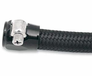 -4AN BRAIDED HOSE FINISHER (BLACK)