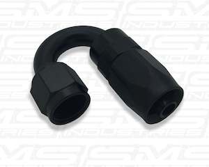 -10AN BRAIDED 180 DEGREE FITTING (BLACK)