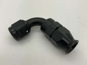 Automotive servicing: -6AN BRAIDED PTFE 90 DEGREE FITTING (BLACK)