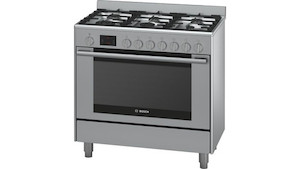 Bosch HSB738357A Gas/Electric Freestanding Range