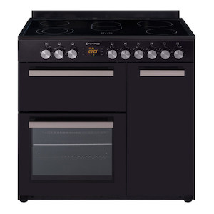 Parmco CS 900C-BLK Country Ceramic Freestanding Range