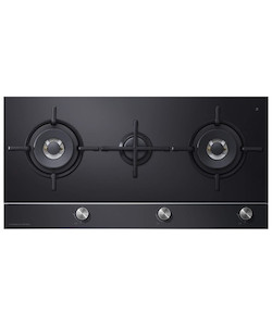 F&P CG903DLPGB4 Triple Burner Gas Cooktop