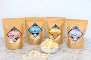 Food manufacturing: Mixed four pack of popcorn - one of each flavour