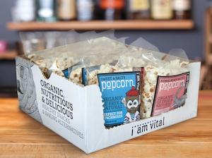 Food manufacturing: Box of 12 Lunchbox bags of popcorn