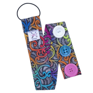 ‘āniwaniwa’ Vintage Button Fabric Book Mark (Matariki 2024 Limited Edition)