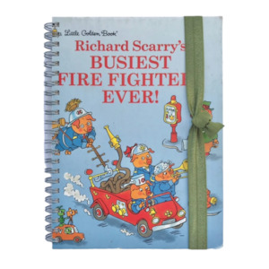 ‘Richard Scarry’s Busiest Firefighters Ever’ Little Golden Book Diary / Planner