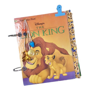 Disney’s ‘The Lion King’ – Vintage Handmade Ring Bound Little Golden Boo…