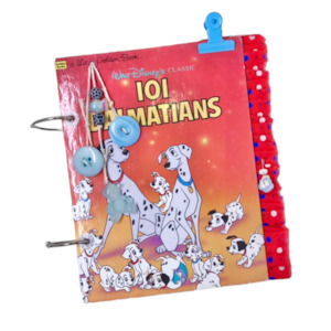 Walt Disney Classic ‘101 Dalmatians’ – Vintage Handmade Ring Bound Little …