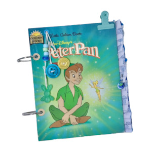 Walt Disney’s ‘Peter Pan’ – Vintage Handmade Ring Bound Little Golden Bo…