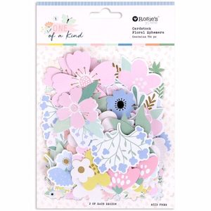 One of a Kind Cardstock Floral Ephemera – 154 Pieces