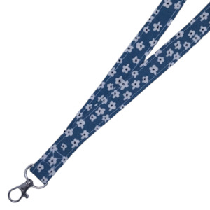 Craft material and supply: ‘Eliana’ Fabric Lanyard