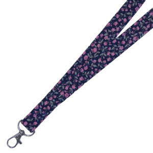 Craft material and supply: ‘Piper’ Fabric Lanyard