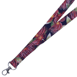 ‘Pohutukawa’ Fabric Lanyard