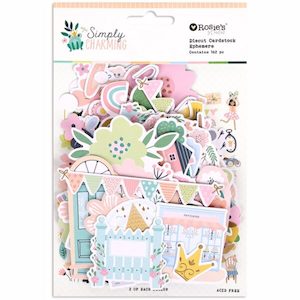 Simply Charming Diecut Cardstock Ephemera – 182 Pieces