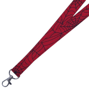 ‘Spidey’s Web’ Fabric Lanyard