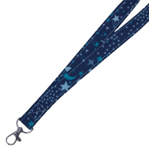 ‘Starry Night’ Fabric Lanyard