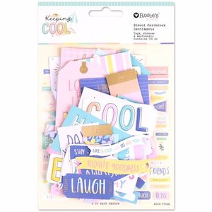 Keeping Cool Diecut Cardstock Sentiments (Tags, Phrases & Sentiments) 136 Pieces