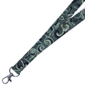 Craft material and supply: ‘Moko’ Fabric Lanyard