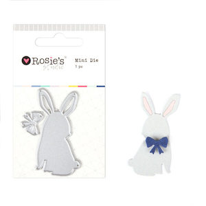 Craft material and supply: Mini Die – Bunny & Bow