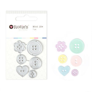 Craft material and supply: Mini Die – Buttons