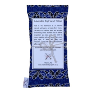 ‘Tangaroa Whakamautai’ Lavender Eye Rest Pillow