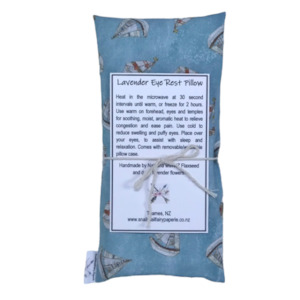 ‘Yachts Away’ Lavender Eye Rest Pillow