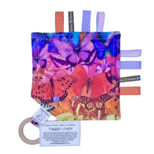 ‘Lala Butterfly’ Taggy Lovey (Sensory Soother)