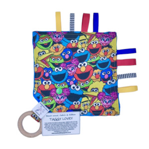 ‘Sesame Street Brights’ Taggy Lovey (Sensory Soother)