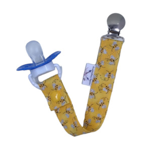 ‘Glitter Bees’ Fabric Dummy Clip