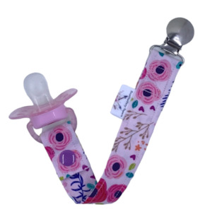 Craft material and supply: ‘Rosey Posey’ Fabric Dummy Clip