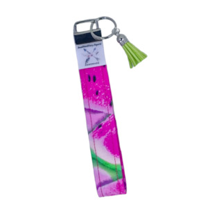 ‘Neon Watermelon’ Wristlet Key Fob