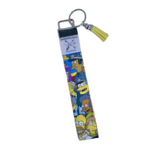 Craft material and supply: ‘The Simpsons’ Wristlet Key Fob