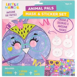 Animal Pals Mask & Sticker Set – Ages 3+